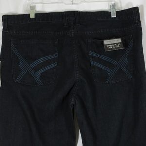 Kenneth Cole Select Straight Leg Jeans 38 X 32 NWT